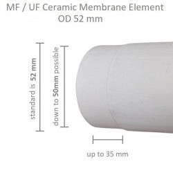 Membrana ceramiczna OD 52mm, 51x4mm, 1500mm