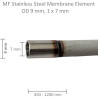 Stalowa membrana OD 8,5mm, 1x6,5mm, 450mm