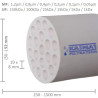 Ceramic Membrane OD 52mm, 19x8mm