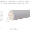 Ceramic Membrane OD 25,4mm, 23x3,5mm