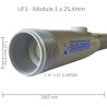 UF1 Moduł Membranowy 1x25,4mm, 2865mm