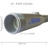 UF1 Membrane Module PVDF 150kDa, 1x25,4mm, 2865mm