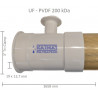 UF19 PSU Membrane Module PVDF 200 kDa, 19x12,5mm, 3658mm