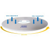 Ceramiczny dysk filtracyjny 100nm, OD 312x6mm, ID 91mm
