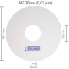 Ceramiczny dysk filtracyjny 70nm, OD 312x6mm, ID 91mm