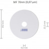 Ceramiczny dysk filtracyjny 70nm, OD 152x4,5mm, ID 25,5mm